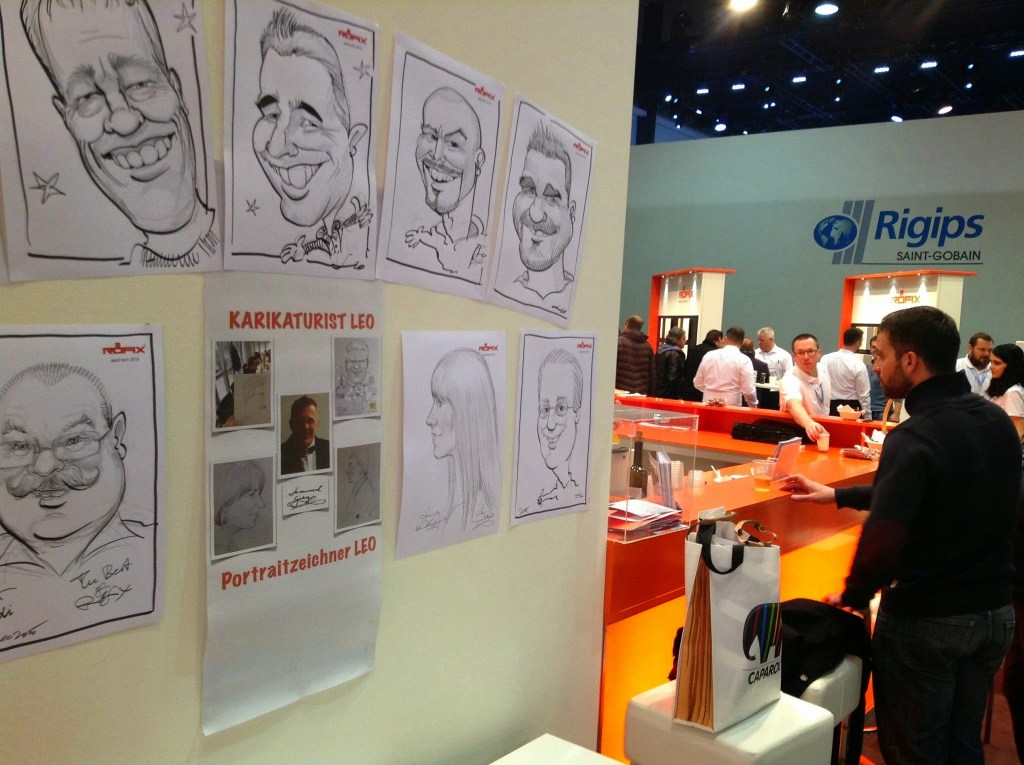 Karikaturist congress center kap europa Messe Event Firmenfest Weihnachtsfest Geburtstagsfest Karikaturen zeichner Karikatur Frankfurt Stuttgart Darmstadt München Berlin Dresden Leipzig Schnellzeichner